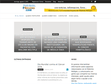 Tablet Screenshot of mieloma.com